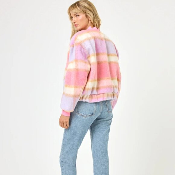 L Space - Quinn Jacket - Point Dume Plaid - Picture 4 of 4